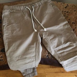Khaki joggers